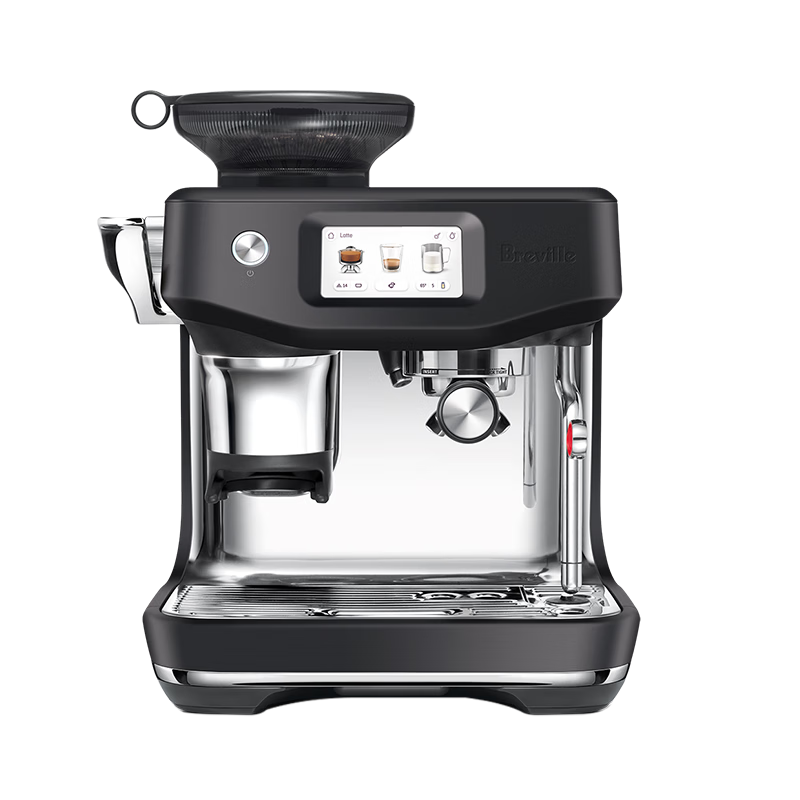 Breville BES881 Semi-Automatic Espresso Machine Home Use Italian Style Smart Touchscreen Intelligent Tamper Assistance System Temperature Control Extraction Large Capacity Water Tank
