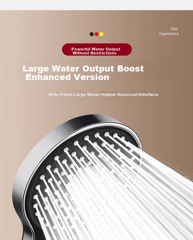JROR [Germany] High-Pressure Shower Head Set, Three-Piece, Ultra-Strong High-Pressure Large Water Output Bathroom Shower Head DS-248 6
