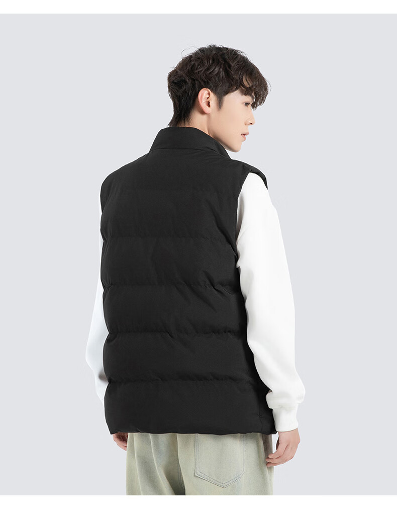 Warrior Men's Cotton Vest, Autumn And Winter Outdoor Sports Football Training Cotton Waistcoat, Thickened Warm Running Jacket 7