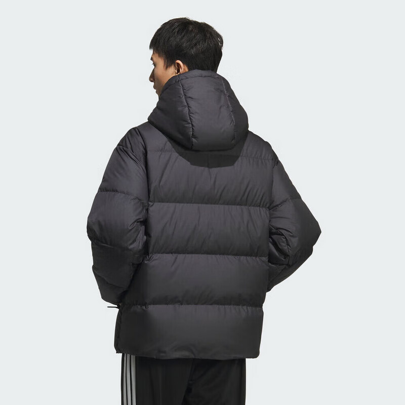 Adidas Men's Sports Style BASIC DOWN JKT Short Down Jacket KC2478 Black S 2