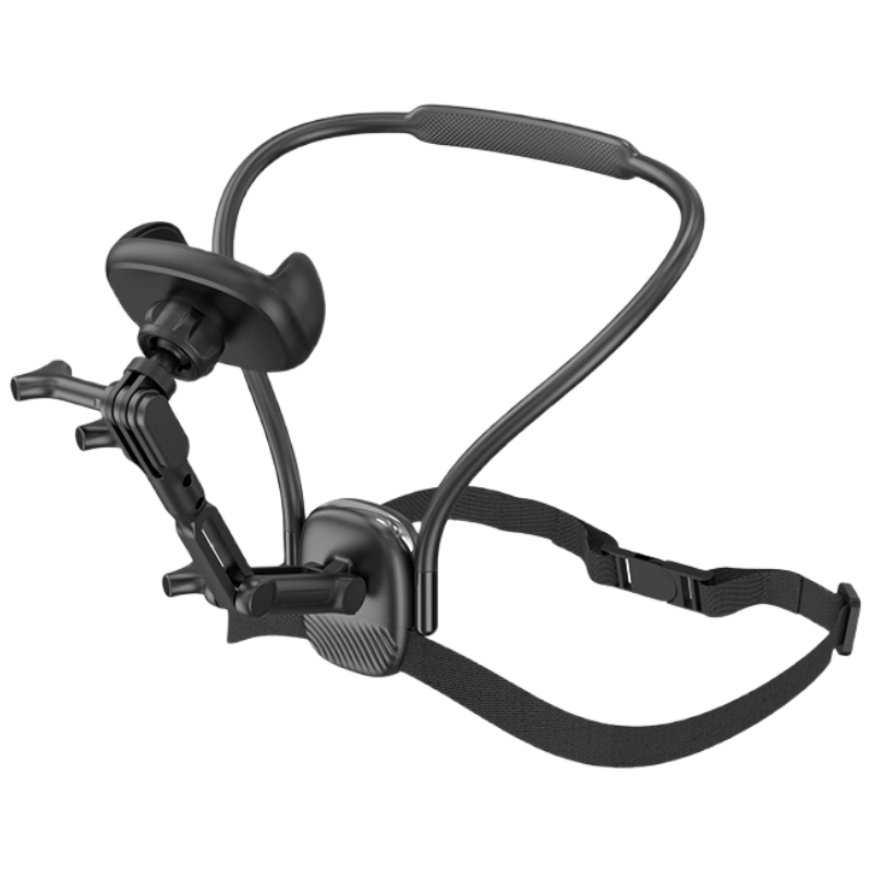 PISEN Neck Hanging Phone Holder First-Person POV Vlog 360° Rotatable GoPro Camera Chest Mount Wearable Shockproof Anti-Shake Outdoor Live Streaming Cycling Fishing