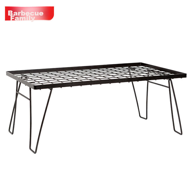 E-Rover Outdoor Folding Table, Portable Camping Picnic Tent Car Table, Barbecue Equipment, Wilderness Table And Chairs, Grid Table
