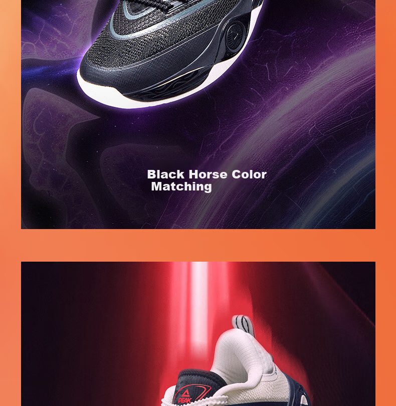 PEAK Challenger 3.0 Basketball Shoes Men's Autumn Professional Shock Absorption Anti-slip Sports Shoes DA540031 20