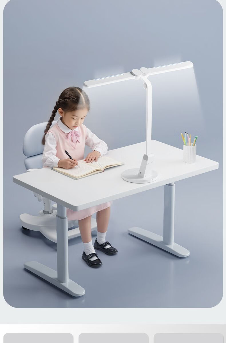 Bolanger Desk Lamp, Eye Protection Lamp for Students, Children's Special Full Spectrum Reading Lamp, Desk Lamp for Study, Dormitory Rechargeable Table Lamp 1