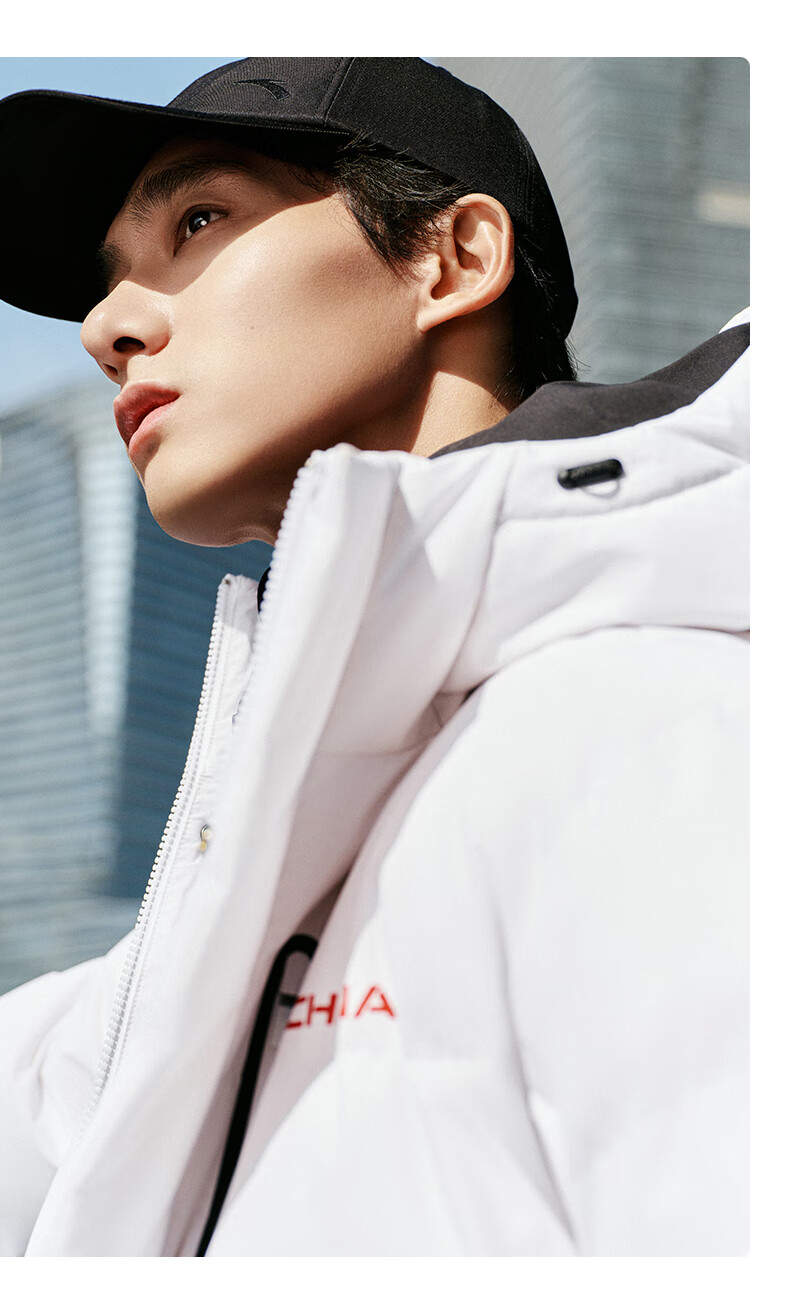 ANTA Six-Degree Core Down Jacket | Mid-Length Men's Sports Down Jacket Winter New Water-Repellent Cotton Coat 3