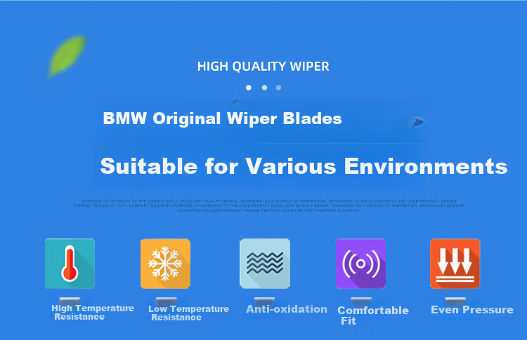 Aoye Windshield Wipers Suitable for BMW 7 Series (2009-2014 Models), Specialized Frameless Design, Original Size Front Wipers, 1 Pair, 26+18 Inches 4