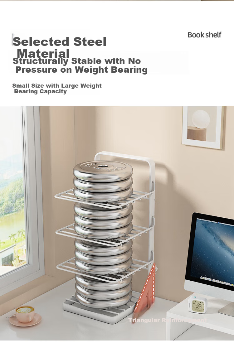 Anerya Subject Classification Storage Rack, Student Desktop Book Organizer Shelf, Desk A4 File Organizer, Layered Bookshelf 4
