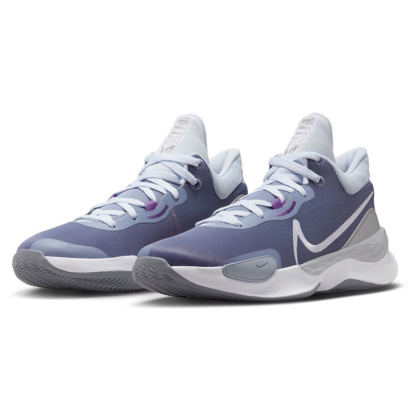 NIKE Men's Basketball Shoes RENEW ELEVATE III DD9304-010 Gray White Size 41