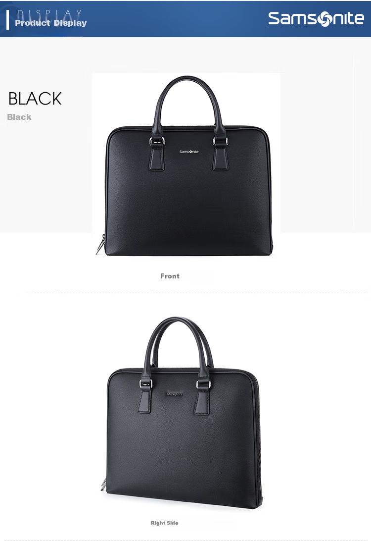 Xinxiuli Men's Business Briefcase, 13.3-Inch Laptop Bag, Leather Travel Case, Birthday Gift, TK3 4