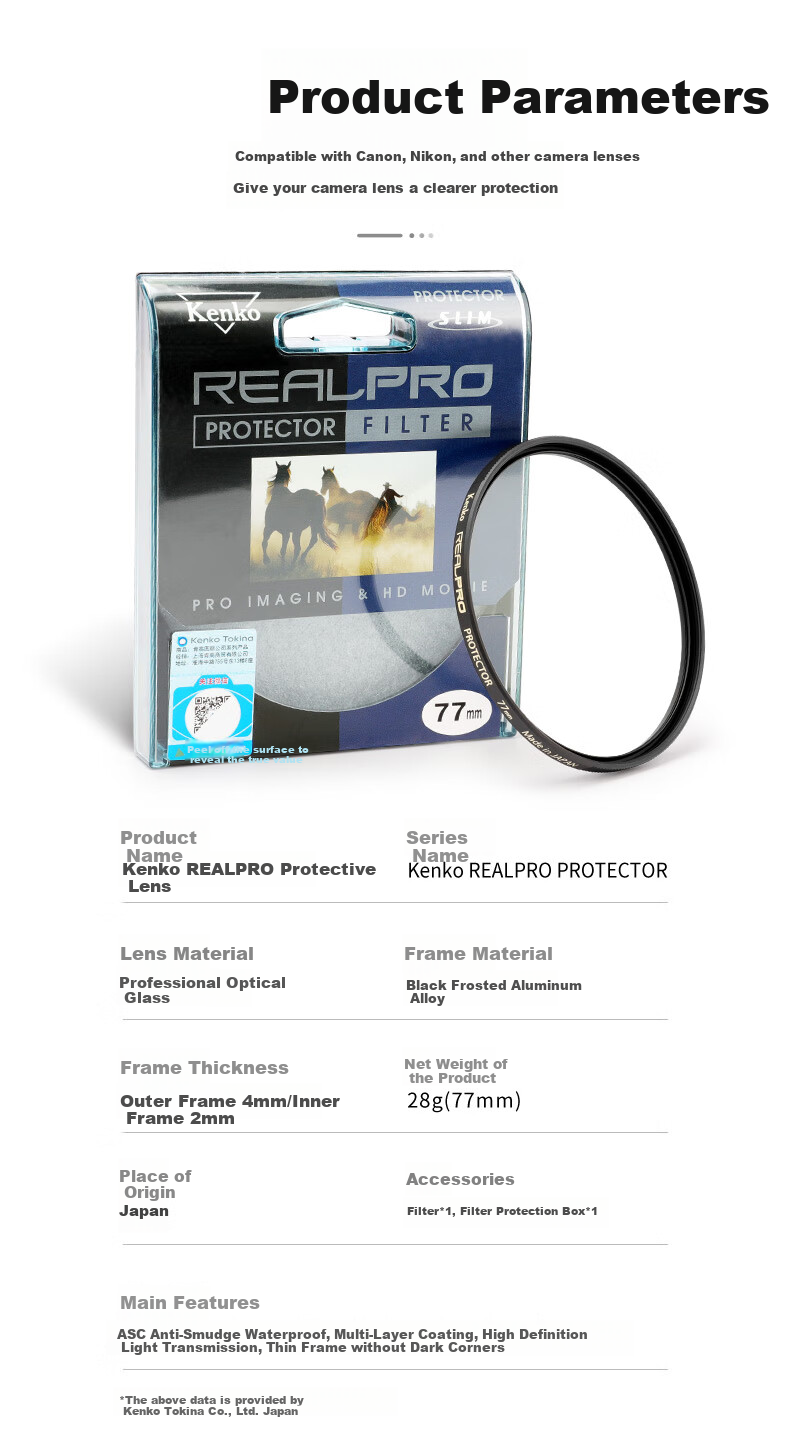 KENKO PROID Upgraded Version, REALPRO Protective Goggles, 49mm 3