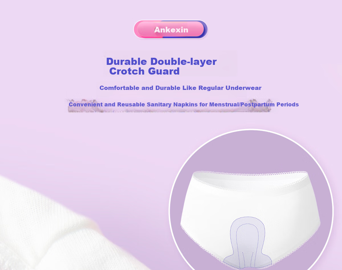 Ankexin Maternity Disposable Underwear for Women, Pure Cotton Sterilized Travel Panties, Individually Wrapped Daily Disposable No-Wash XL Size 15 Pieces 14