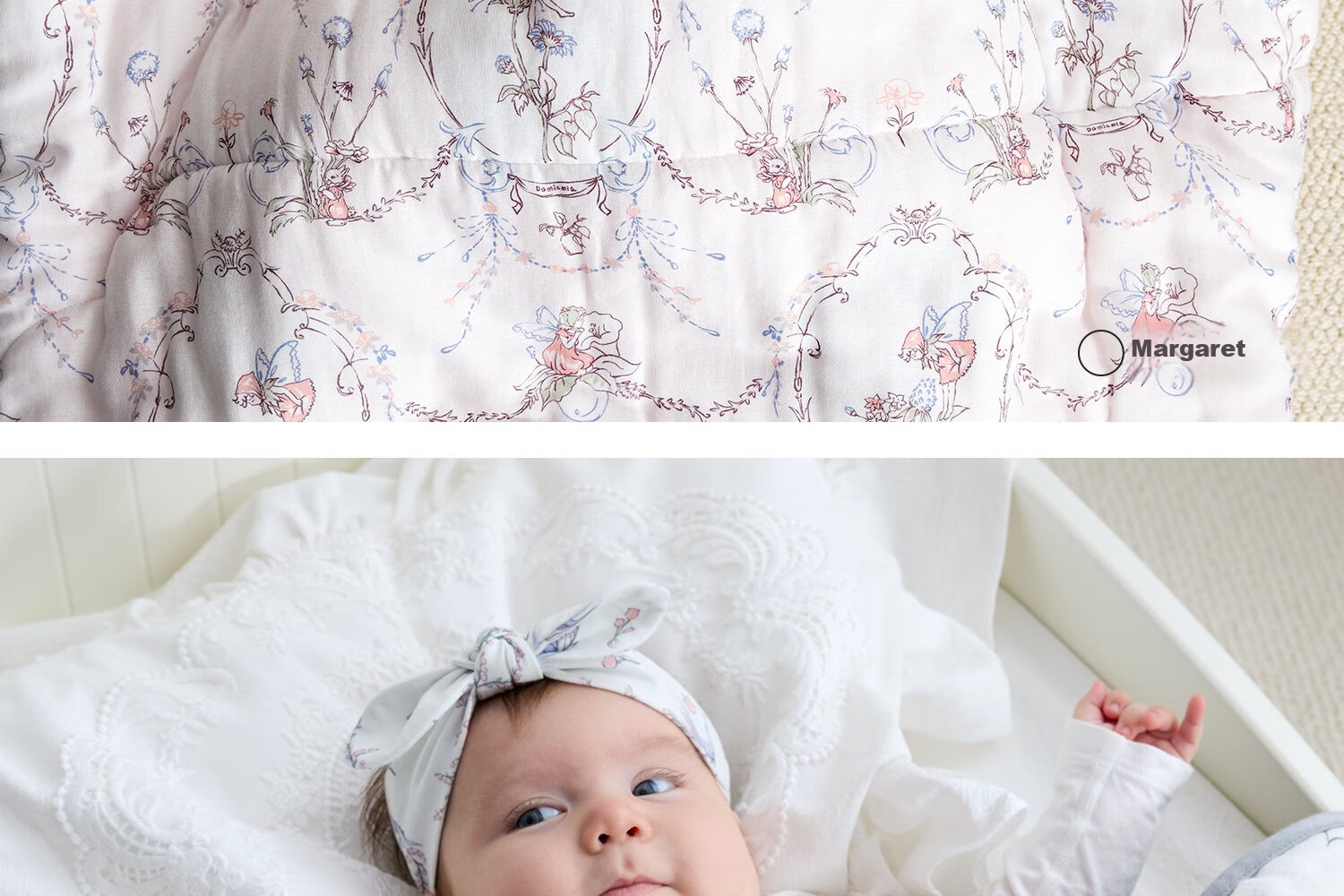 DOMIAMIA Baby Quilt, Gauze All-Season Blanket, Infant Quilt, Bamboo Fiber Antibacterial Constant Temperature Blanket, Suitable for All Seasons, 120x150 21