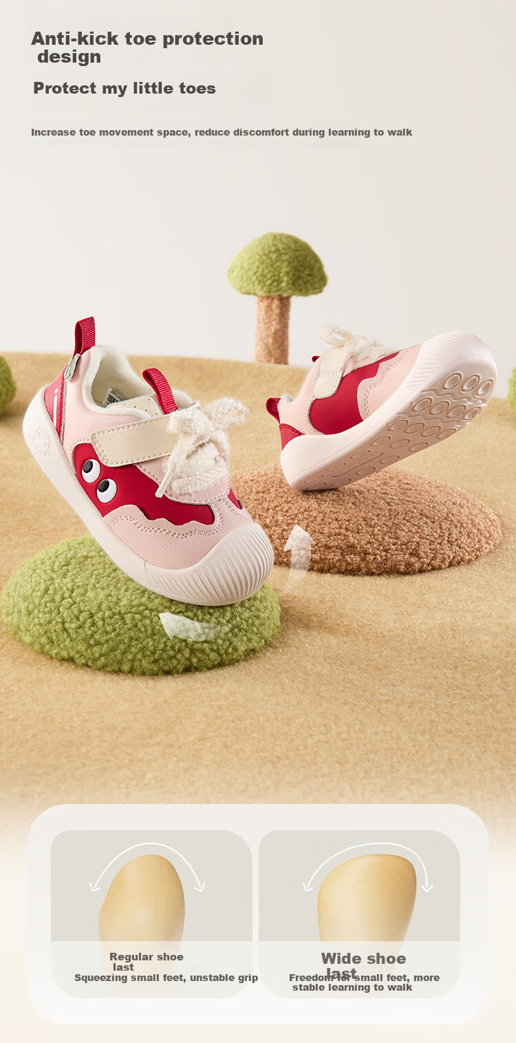 BALABALA Children's Shoes, Toddler Walking Shoes, Baby Shoes for Boys And Girls, Autumn And Winter Sports Shoes, Non-Slip 5