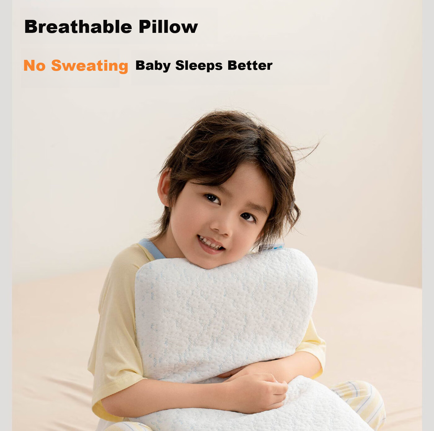 Fessura Pillow for Children's Nap, Memory Foam Pillow, Skin-Friendly And Breathable with Pillowcase, Suitable for Student Dormitory And Home Use, Antibacterial And Anti-Mite 4