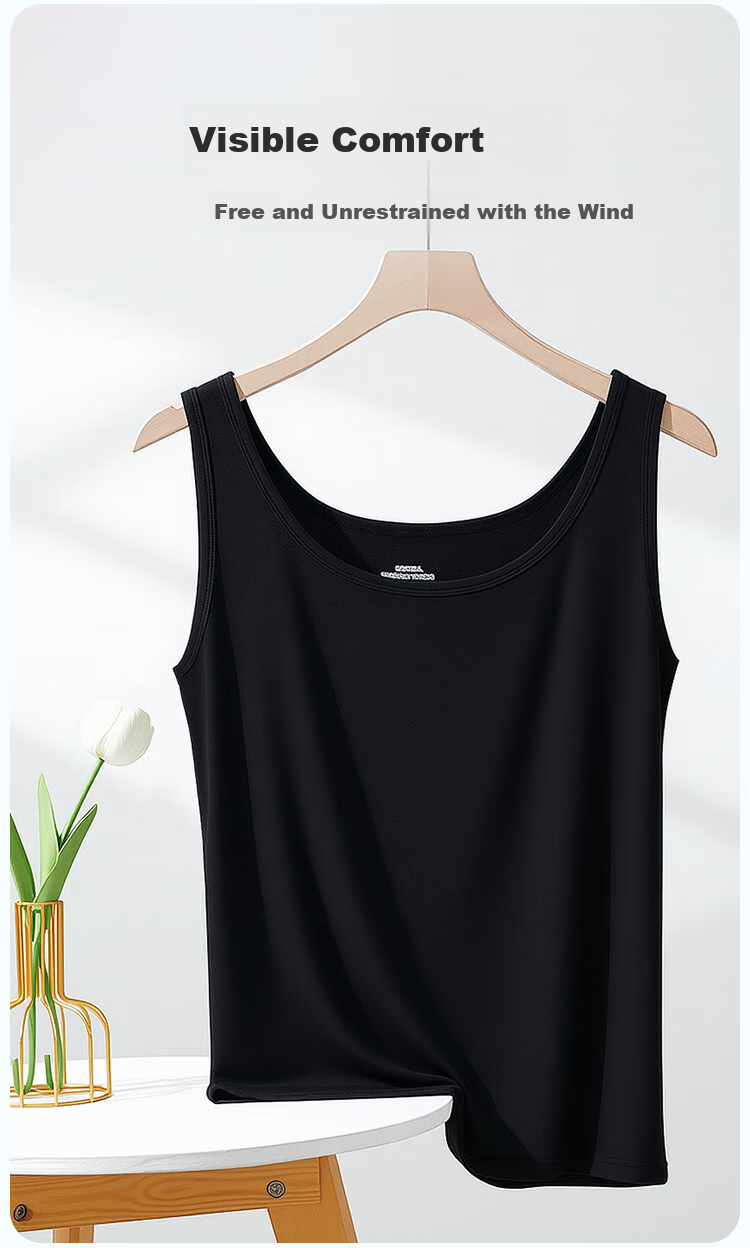 Comfortable and Cool Modal Camisole with Side Coverage, Perfect for Layering, Women's Thin Summer Tank Top 5