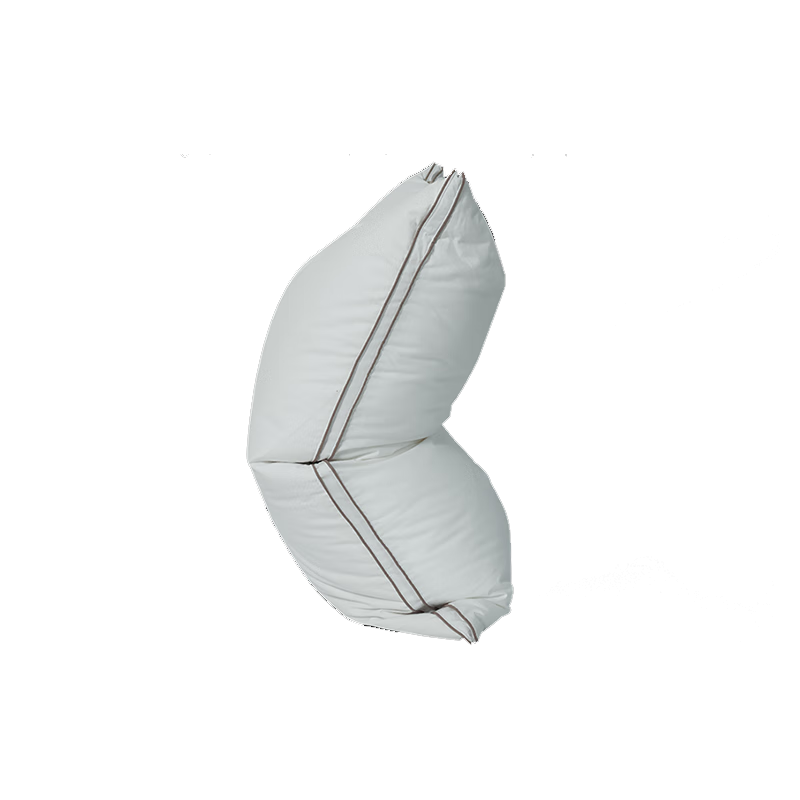 VCD 50% White Goose Down Neck Support Pillow Home Feather Pillow Core Five-Star Hotel Pillow 48*74cm
