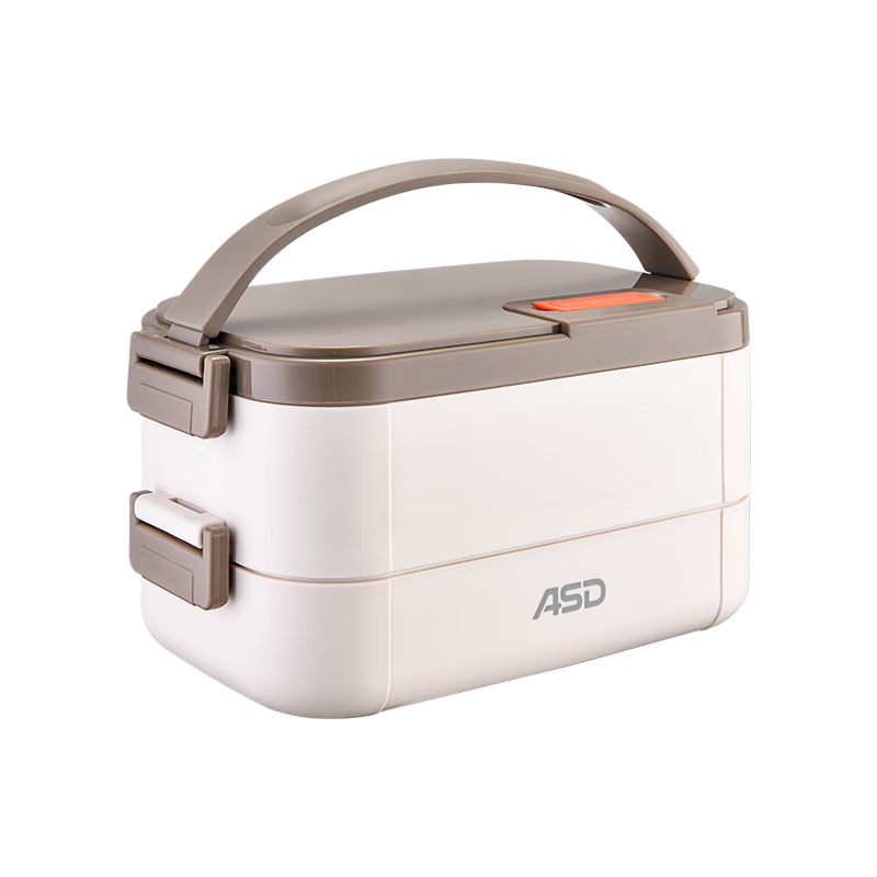 ASD Insulated Lunch Box, 316L Stainless Steel, Heatable, Layered, Large Capacity, with Lunch Bucket, RWS12H12WG
