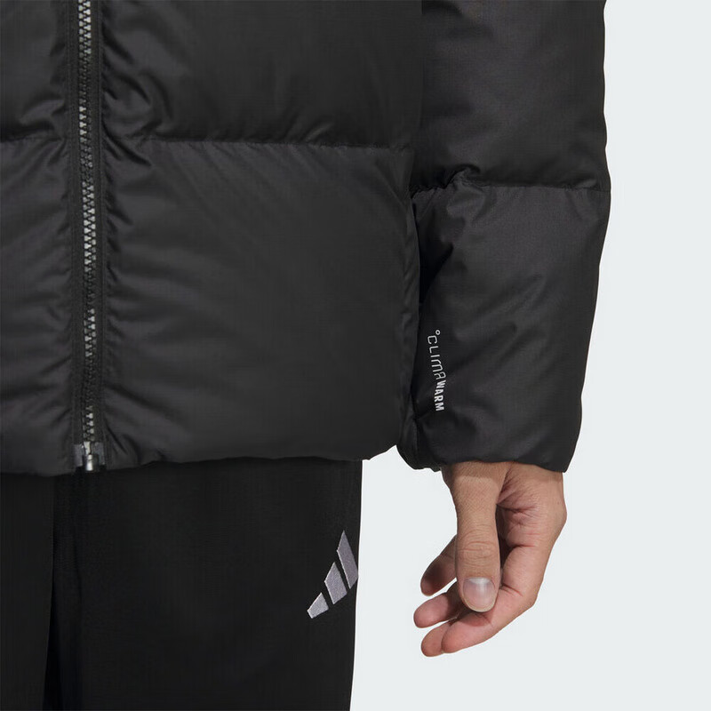 Adidas Men's Sports Style BASIC DOWN JKT Short Down Jacket KC2478 Black S 4