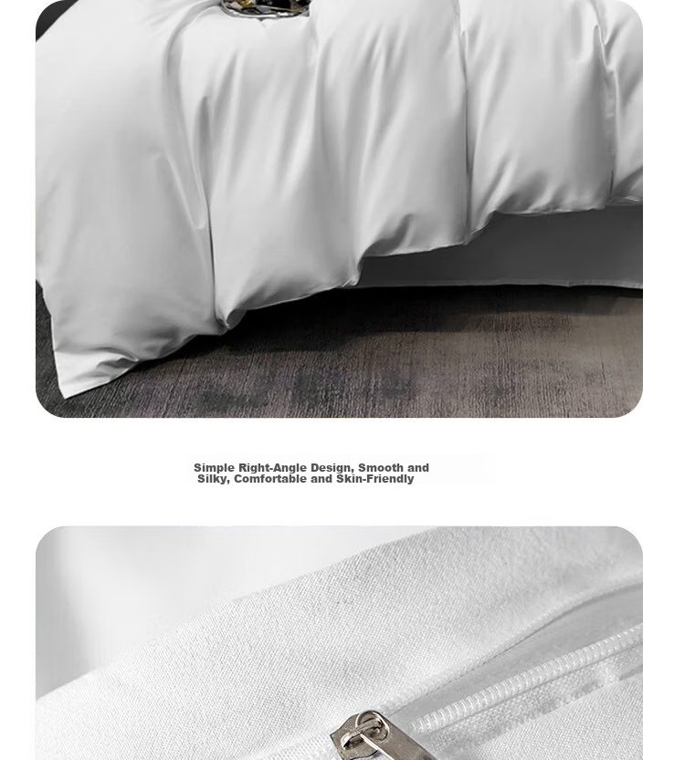 ZiiU White Duvet Cover Single Piece, 60-Count Pure Cotton Hotel Quilt Cover, Guesthouse Inn Medical Bedding Single Bed Sheet 150x200cm 12