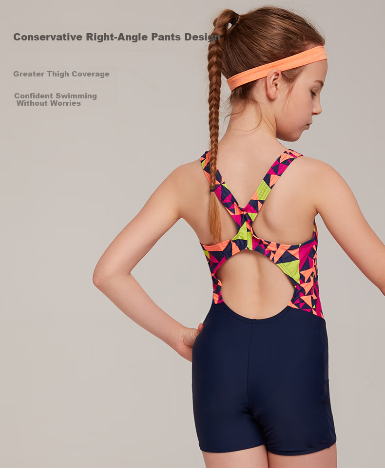 Speedo Children's Swimsuit with Digital Print, Sun Protection, Chlorine Resistance, Quick-Drying One-Piece Swimwear for Girls, Navy Blue/pink, Size 30 10