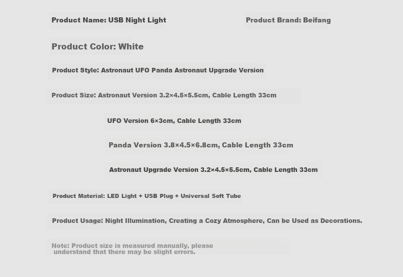 Beifang USB Laptop Desk Lamp White LED Portable Light Enhanced Version Outdoor Night Light Mobile Power Bank Energy-Saving Lamp Computer Keyboard Lighting Eye Protection Switch Touch 2143 5