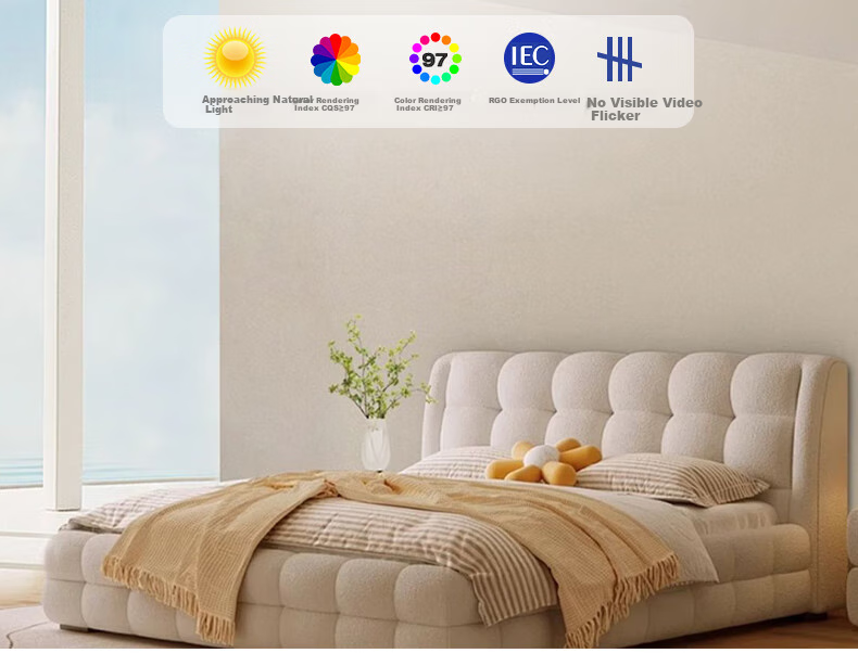 MICOE Eye-Protecting Bedroom Ceiling Light, Simple LED Minimalist Ultra-Thin Zhongshan Lighting Fixture, Room Main Light 2