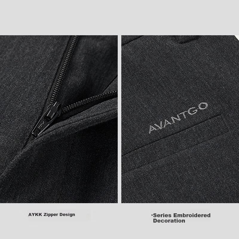 HLA Men's Dress Pants, Autumn Lightweight Business Commute, Draping And Crisp Trousers, Men's New Year's Wear
