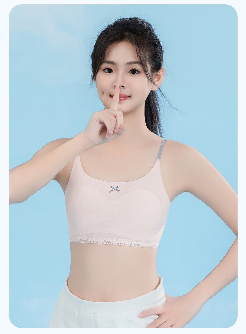 GUJIN Girls' Developmental Underwear Camisole Vest for Elementary and Middle School Girls, Large Kids' Children's and Teen Girls' Bra 3