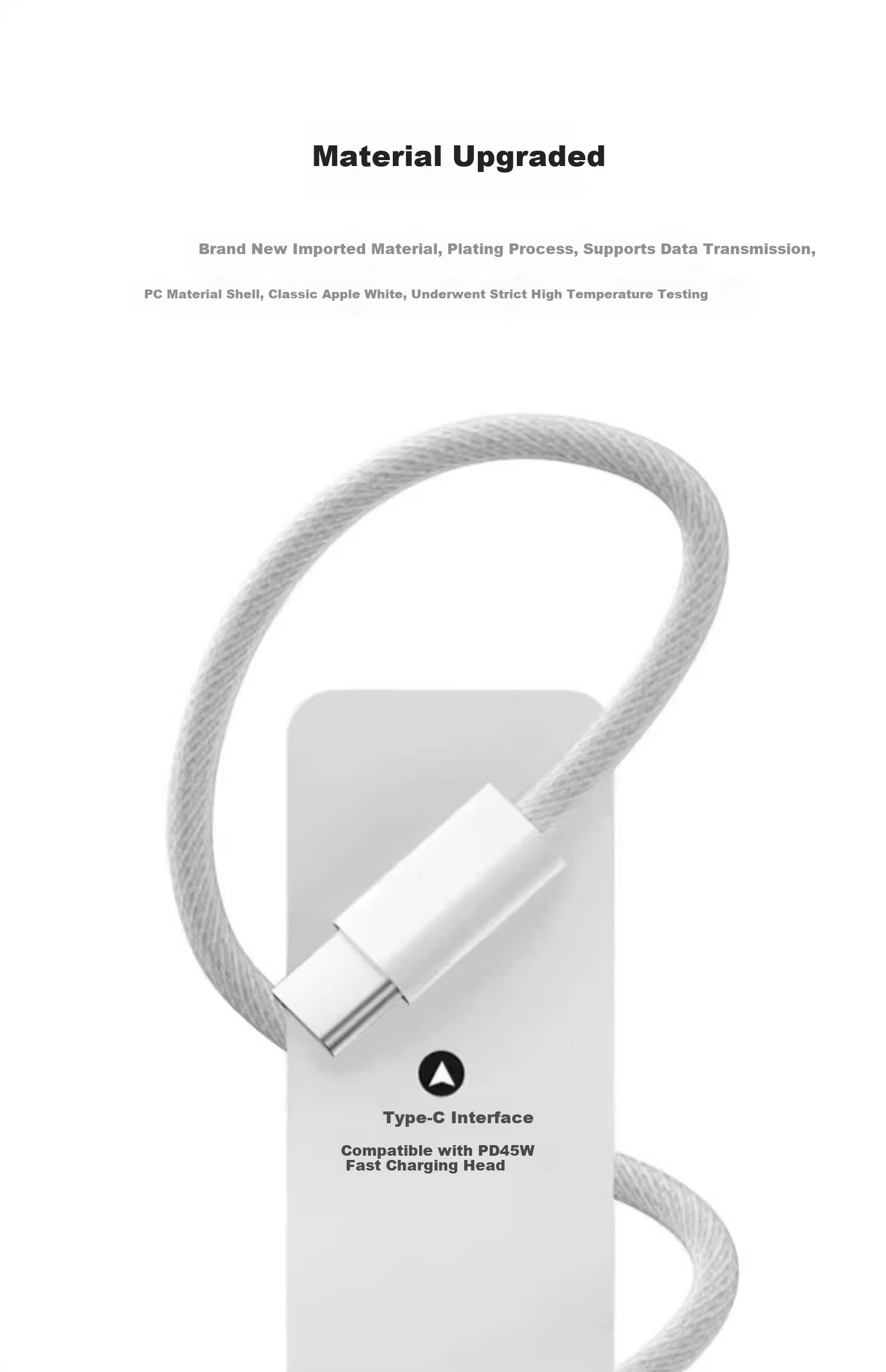 DIVI Apple 45W Charger Set for iPhone 17/16/15 Pro Max GaN Fast Charger Type-C Quick Charge Adapter Original 2m Data Cable 15