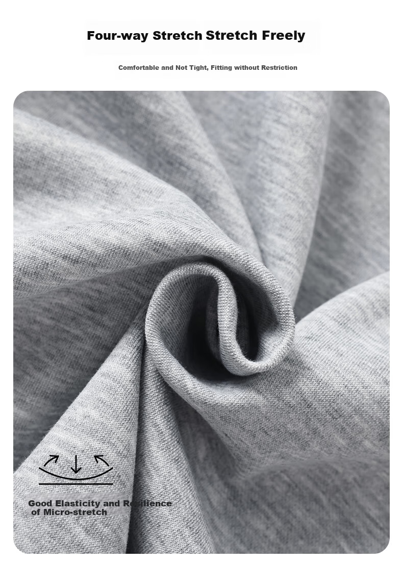 Huili Men's Sweatshirt, Autumn Simple Letter Print Long-Sleeve T-Shirt, Loose-Fitting Top, Round Neck Undershirt, Floral Gray, XL 8