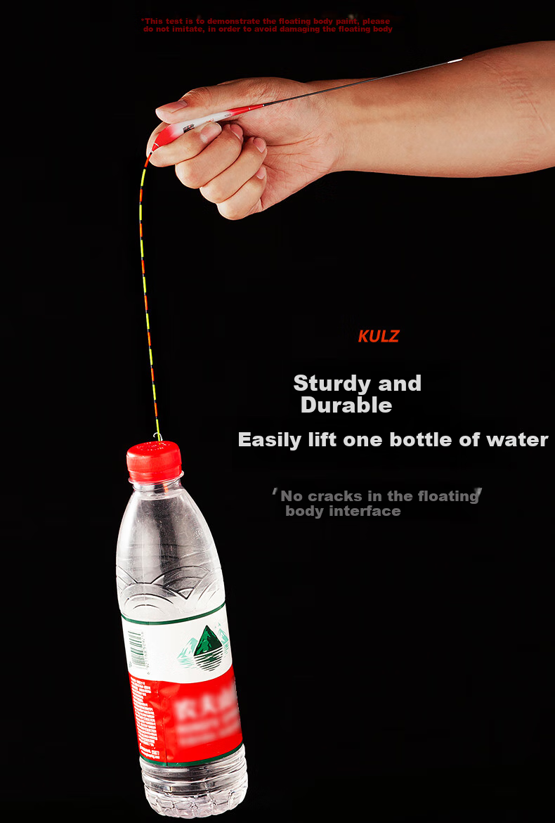 Xiaofengxian KD08 Crucian Carp Mixed Breeding Kuoluze Fish Float, Thickened Eye-Catching Nano Buoy, Highly Sensitive Fishing Marker, Fish Float Fishing Tackle 5
