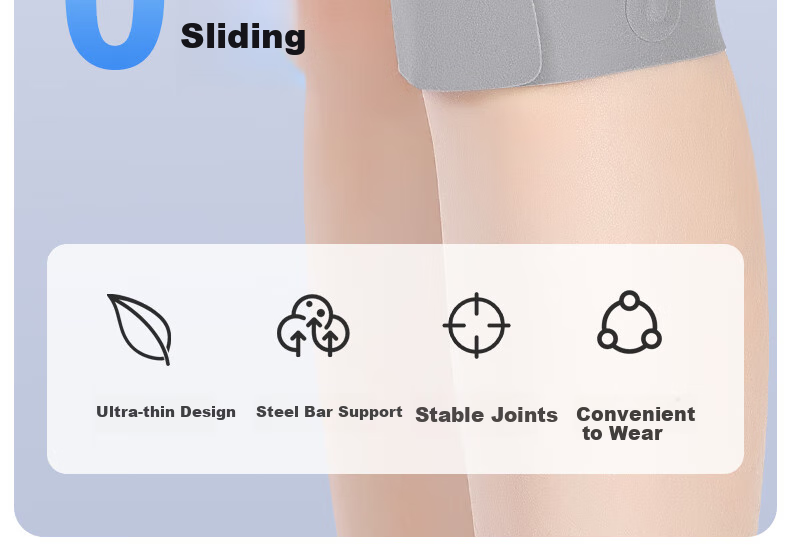 Li-Ning Knee Brace for Meniscus Injury, Sports-Specific Patellar Strap, Running, Summer Ultra-Thin, Hiking, Badminton Knee Protector 3
