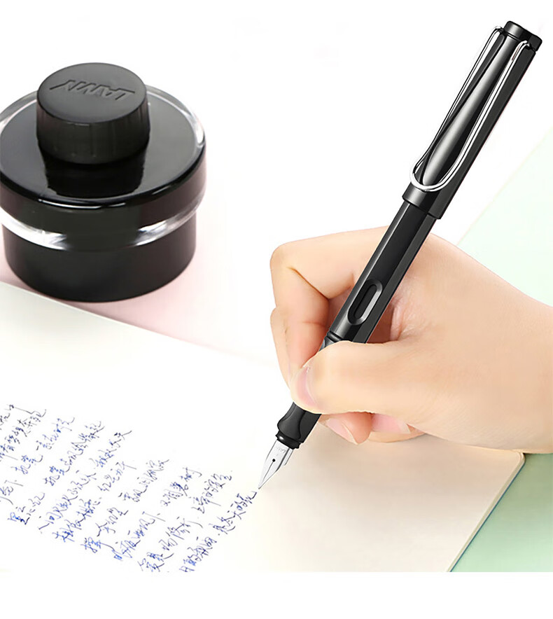 LAMY Safari Series Fountain Pen Glossy Black Fine Nib Calligraphy Posture Correction Student Office Gift Graduation Corporate Purchase 1