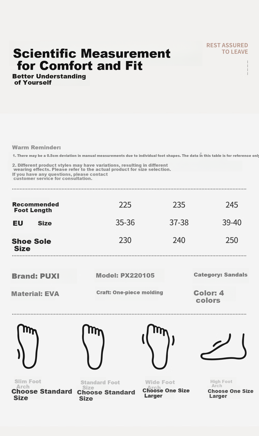 Puxi Women's Summer Slippers Thick Sole Comfortable Indoor Outdoor Anti-Slip Odor-Resistant Yellow Size 35-36 9