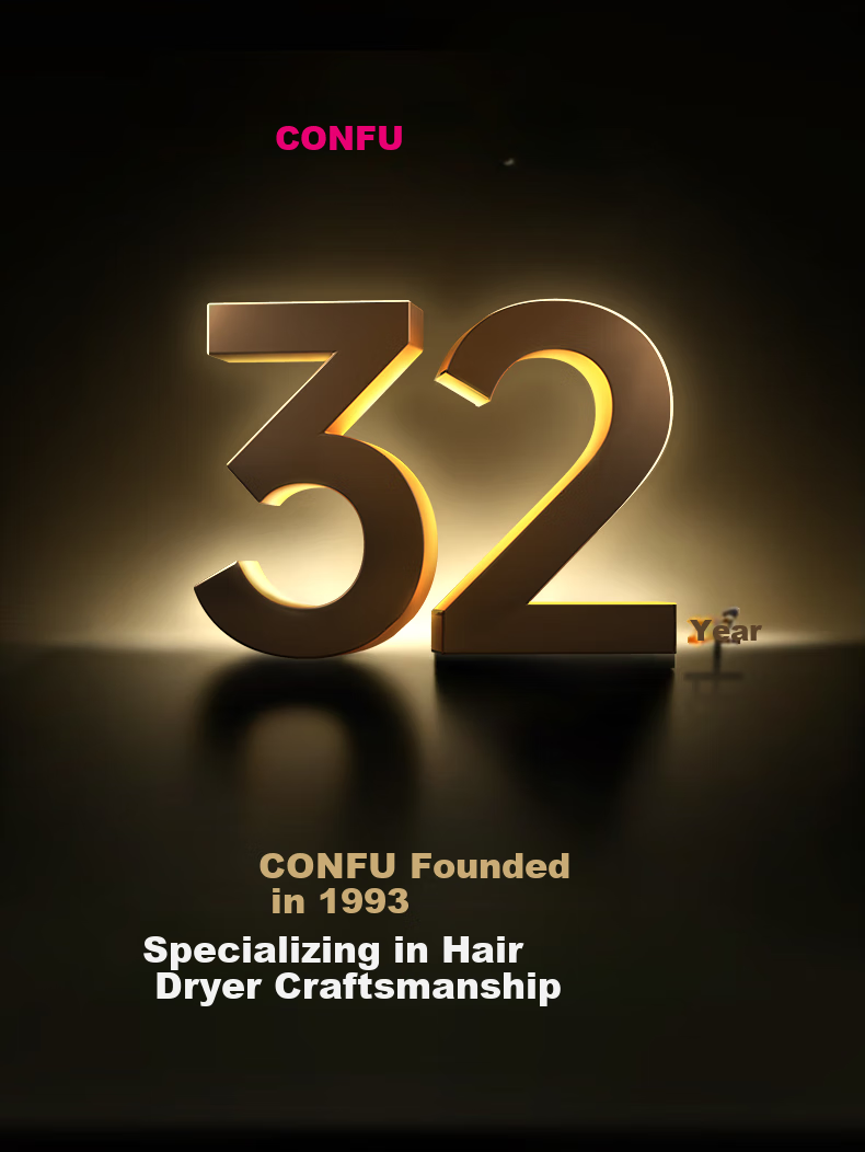 CONFU Home Hair Dryer, 2300W High Power, Strong Airflow, Quick-Drying, Constant Temperature, Hair Protection, Overheat Protection, Salon And Barbershop Hair Dryer KF-8949 4