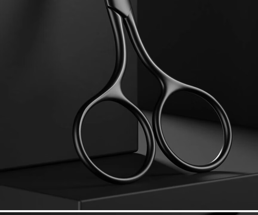 Jing Xiaodi Precision Nose Hair Trimmer Men's Round Head Manual Safe Nasal Hair Scissors Grooming Tool 2