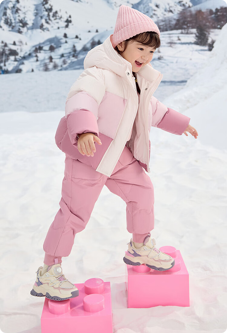 BALABALA Children's down Jacket, Warm Hooded Coat, Winter Wear, Trendy, 201424107010 7