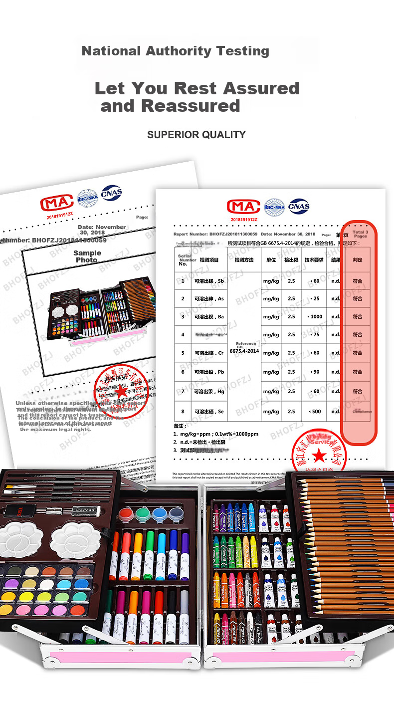 Guanchao Children's Toys, Birthday Gifts for Girls Aged 3-6, Educational And Fun Toys for Boys, Elementary School Students' Paint Set with Watercolor 1