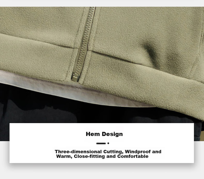 EASTERN CAMEL Fleece Jacket for Men, Spring And Autumn Warm Thickened Cardigan Sweatshirt, Fleece Coat Cotton Padded Jacket Men's Outerwear 20