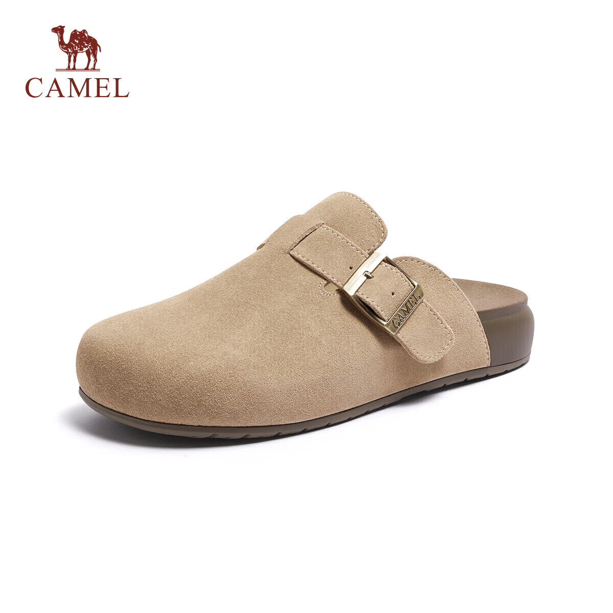 CAMEL Pineapple Bag 2nd Generation Half-Slip Birkenstock Comfortable Flats L26S700001 Apricot (Upgraded Half-Slip) Size 38