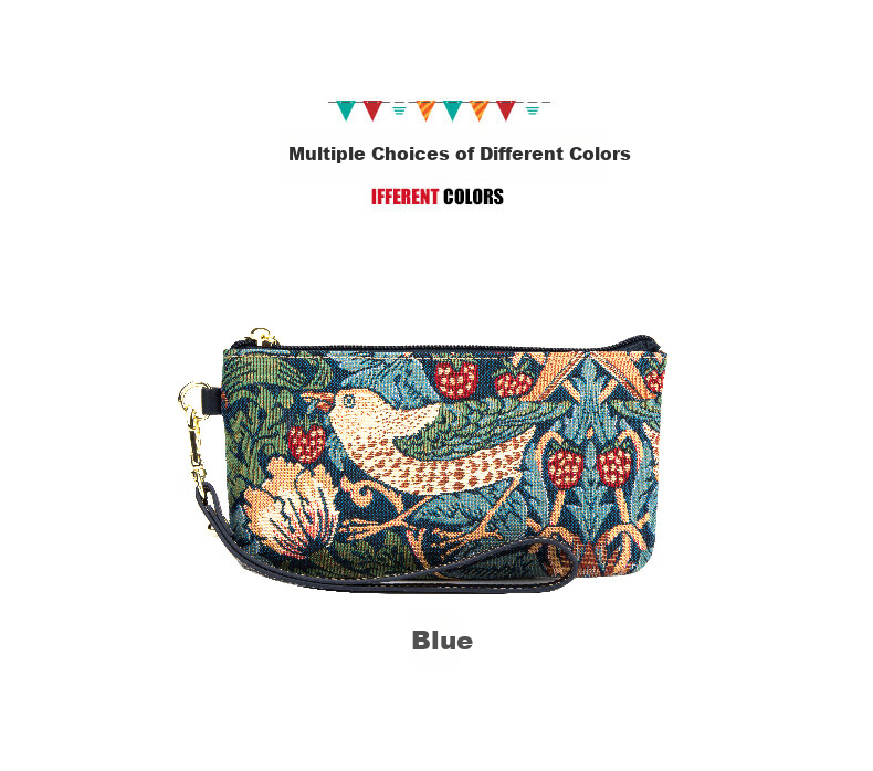 Xiaoxiongyilian Phone Bag Coin Purse, New Stylish Design for Women, Mother's Floral Bird Embroidery Clutch, Valentine's Day Gift 2
