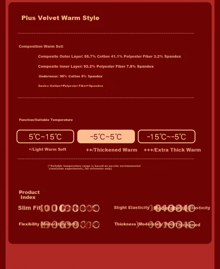 Hengyuanxiang [Winter Bestseller] Qiji Red Zodiac Year Horse Year Women's Thermal Underwear Festive Round Neck Solid Color Cotton Set 17