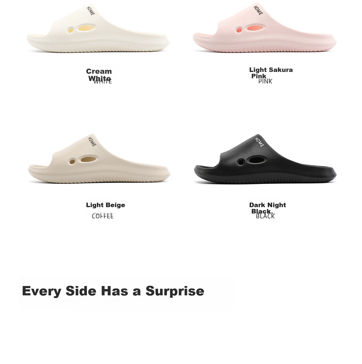Grace Slip-On Sandals for Women, Summer 2026 New Indoor Home Bathroom Shower Non-Slip Odor-Resistant Couple Slippers for Me 21
