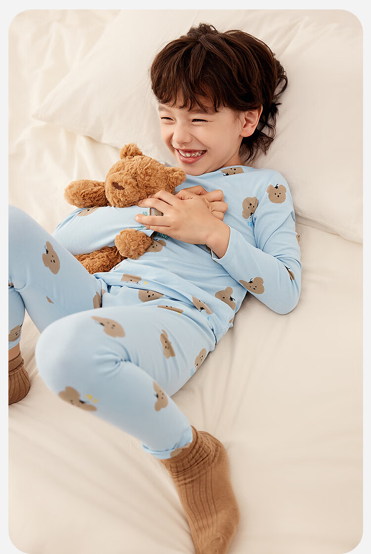 Minibala [Plant Core] Children's Underwear Set, Boys And Girls Pajama Set, Baby Spring Clothing Set, New Product 9