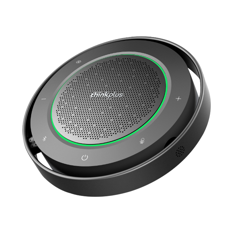 Lenovo ThinkPlus Video Conference Omnidirectional Microphone, Conference Microphone Pickup Speaker, USB Wireless Bluetooth Connection, Smart Noise Reduction, 8-Hour Battery Life, MK-MC800+