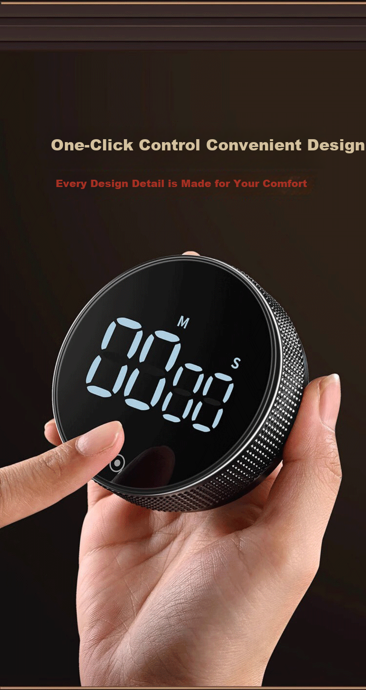 PAKCHOICE Kitchen Timer, Electronic Visual Timer, Magnetic Multi-Functional Time Management Tool for Children And Students 7