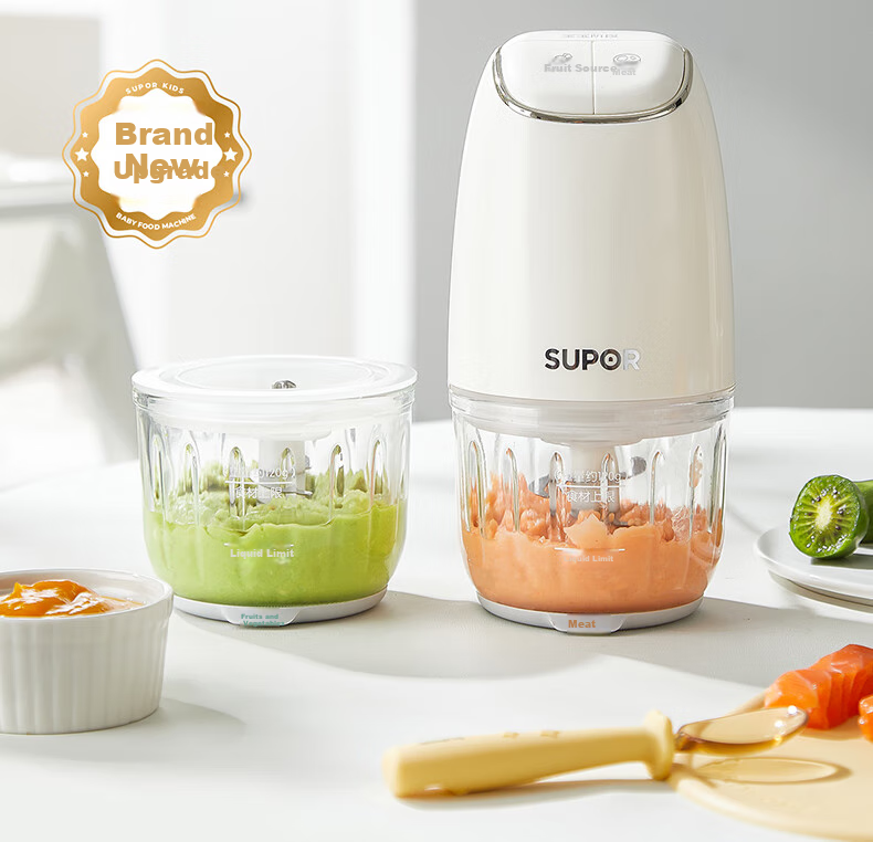 SUPOR Baby Food Processor, Puree Maker for Different Age Groups, Baby Food Preparation Machine, Baby Food Tool with 8 Blades And Single Cup, Single Blade, FB16A 4