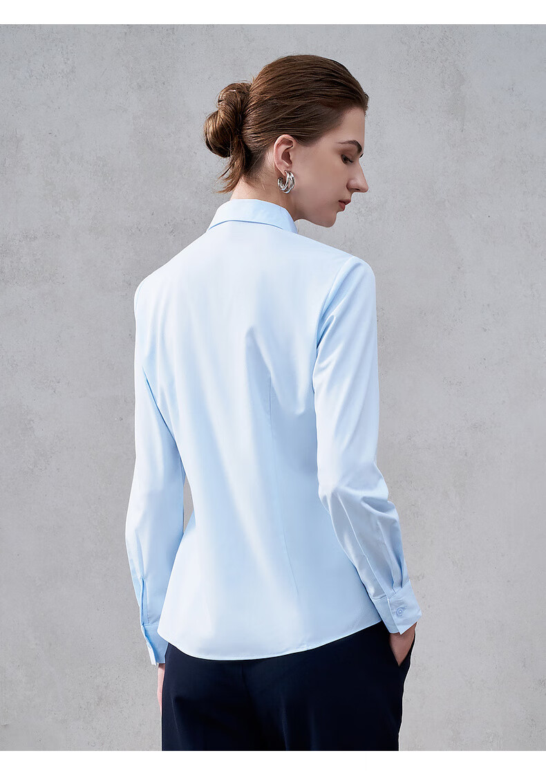 G2000 Women's Long Sleeve Shirt with Bowknot/Modal Stretch, Same Style as Department Store, Suitable for All Seasons 10