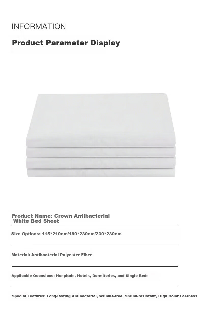 CROWN White Bed Sheet Military-Style Foldable Bed Cover, Single Bed Quilt Cover for Autumn And Winter Seasons 10