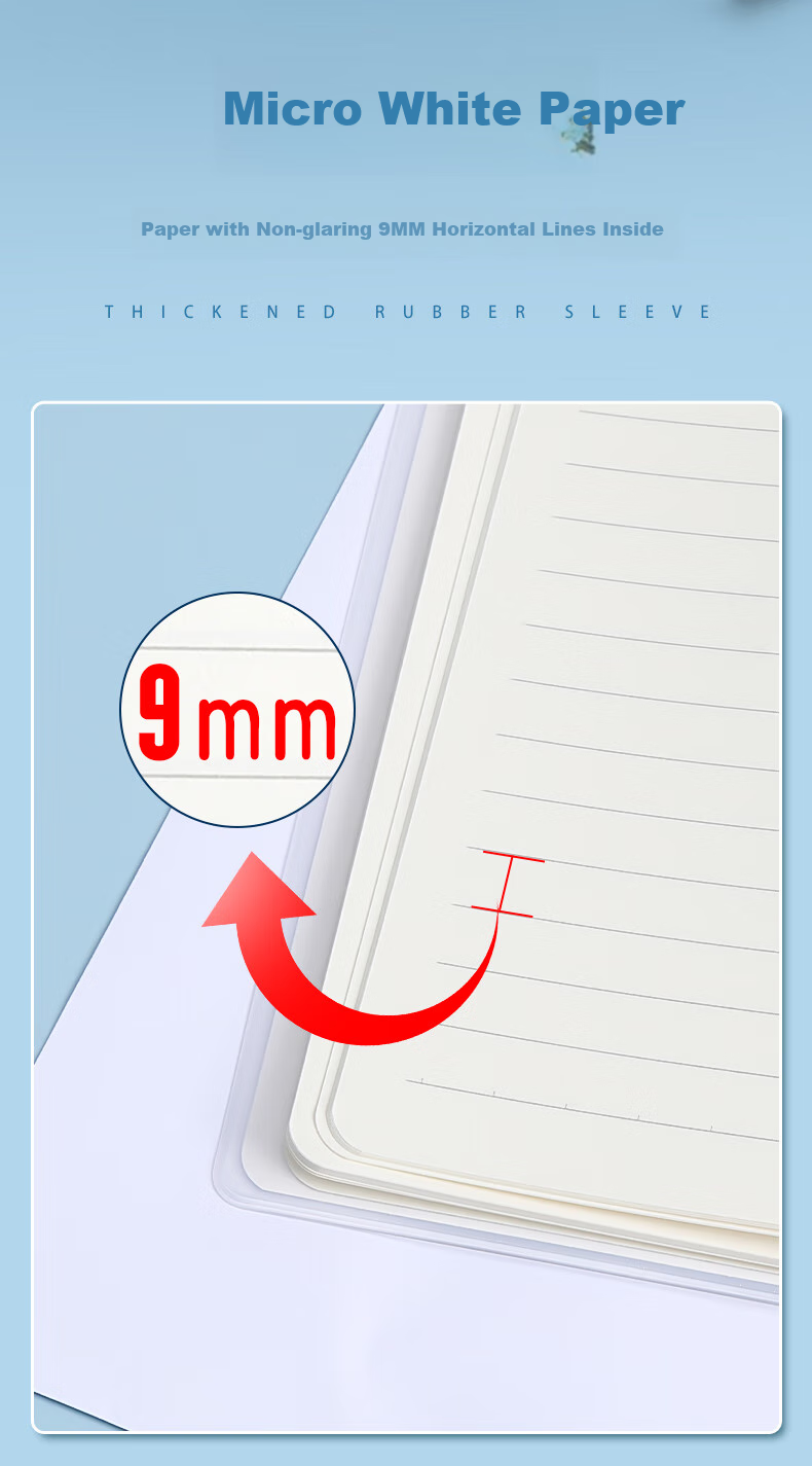 M&G Stationery B5 56-Sheet Plastic Cover Notebook Light Series Solid Color Random JB5102G1 Back to School Essential 9